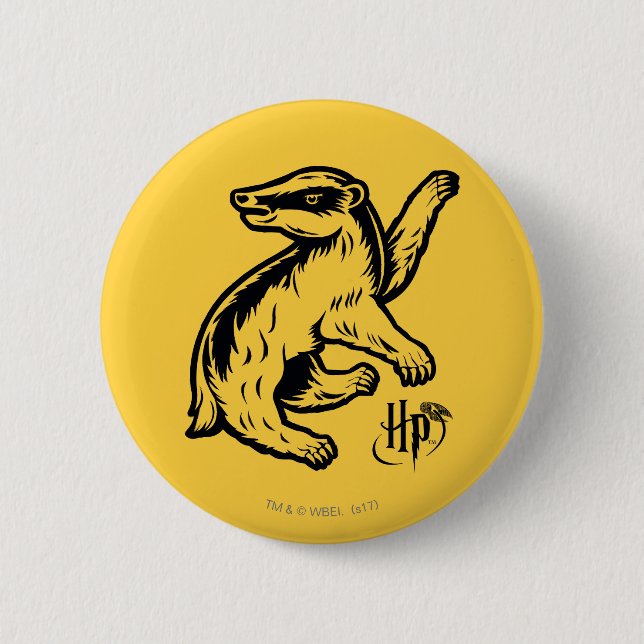 Harry Potter | Hufflepuff Badger Icon Button (Vorderseite)
