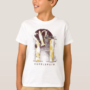 Harry Potter HUFFLEPUFF™ Dachs Wasserfarbe T-Shirt
