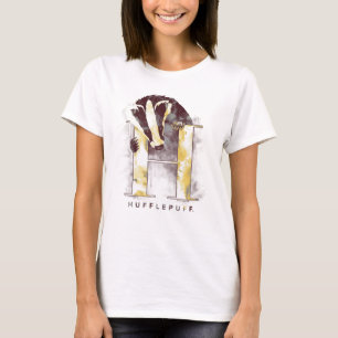 Harry Potter HUFFLEPUFF™ Dachs Wasserfarbe T-Shirt
