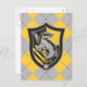 Harry Potter | Hufflepuff House Pride Wappen Postkarte (Vorne/Hinten)