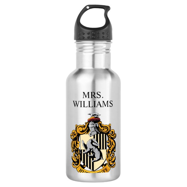 Harry Potter | Hufflepuff Teacher Personalisiert Edelstahlflasche (Vorderseite)