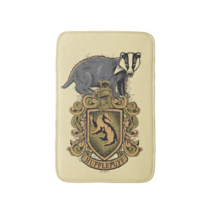 Harry Potter Hufflepuff-Wappen mit Dachs Badematte