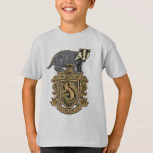 Harry Potter   Hufflepuff-Wappen mit Dachs T-Shirt