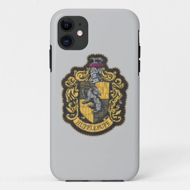 Harry Potter | Hufflepuff-Wappen-Patch Case-Mate iPhone Hülle (Rückseite)