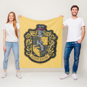 Harry Potter   Hufflepuff-Wappen-Patch Fleecedecke