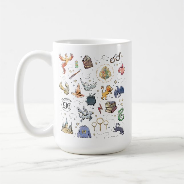 HARRY POTTER™ Icons Kaffeetasse (Links)