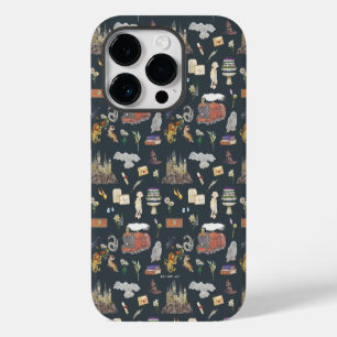 HARRY POTTER™   Icons Muster iPhone 14 Pro Hülle