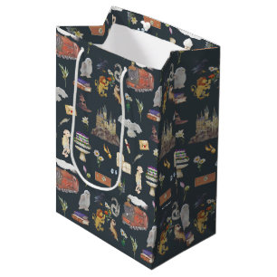 HARRY POTTER™   Icons Muster Mittlere Geschenktüte