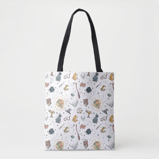 HARRY POTTER™ Icons Muster Tasche (Vorderseite)