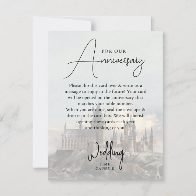 Harry Potter | Kapsel zum Hochzeitstag (Vorderseite)