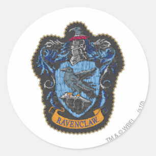Harry Potter Klassisches Ravenclaw-Wappen Runder Aufkleber