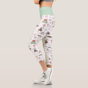 HARRY POTTER™ Kleines Magie-Muster Capri Leggings