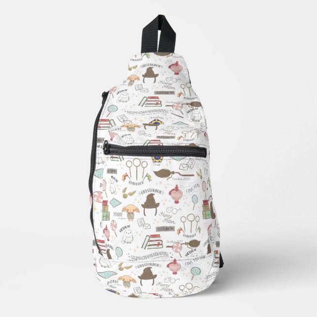 HARRY POTTER™ Kleines Magie-Muster Crossbody Bag (Vorderseite)