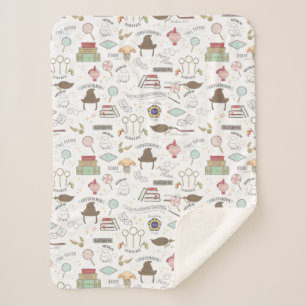 HARRY POTTER™ Kleines Magie-Muster Sherpadecke