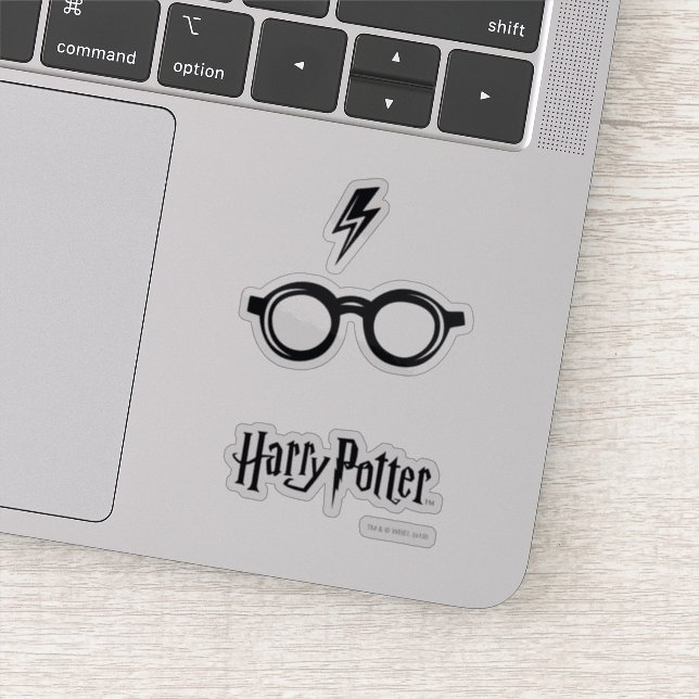 Harry Potter | Lightning Scar and Glasses Aufkleber (Detail)