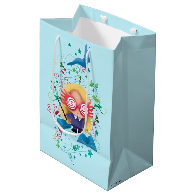 Harry Potter | Luna Lovegood Graphic Mittlere Geschenktüte (Vorderseite Schrägansicht)