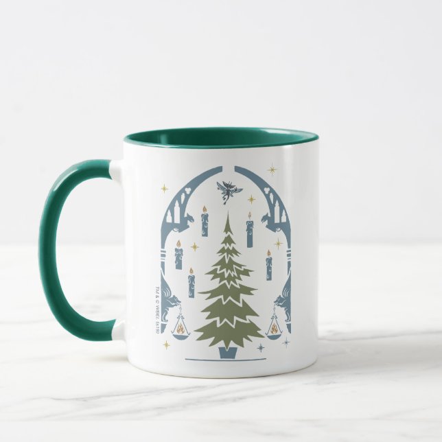 HARRY POTTER™ Magischer Weihnachtsbaum Tasse (Links)