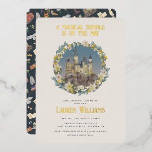 Harry Potter Magisches Hogwarts-Schloss Baby Sho Folieneinladung