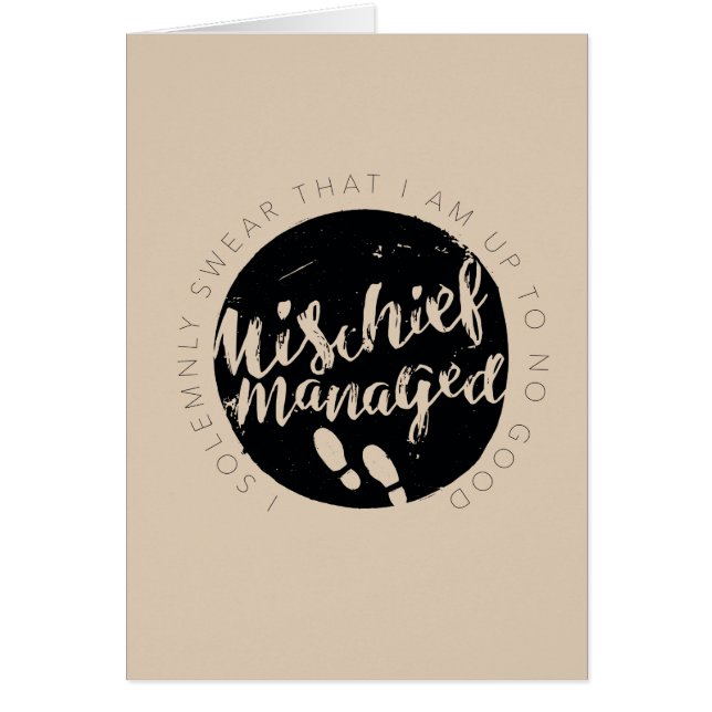 Harry Potter | Marauder's Map Charms Typografy (Vorne)