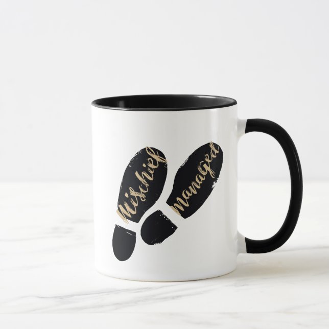 Harry Potter | MISCHIEF MANAGED™ Karten Fußspuren Tasse (Rechts)