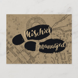 Harry Potter | MISCHIEF MANAGED™ Map Footprints Postkarte