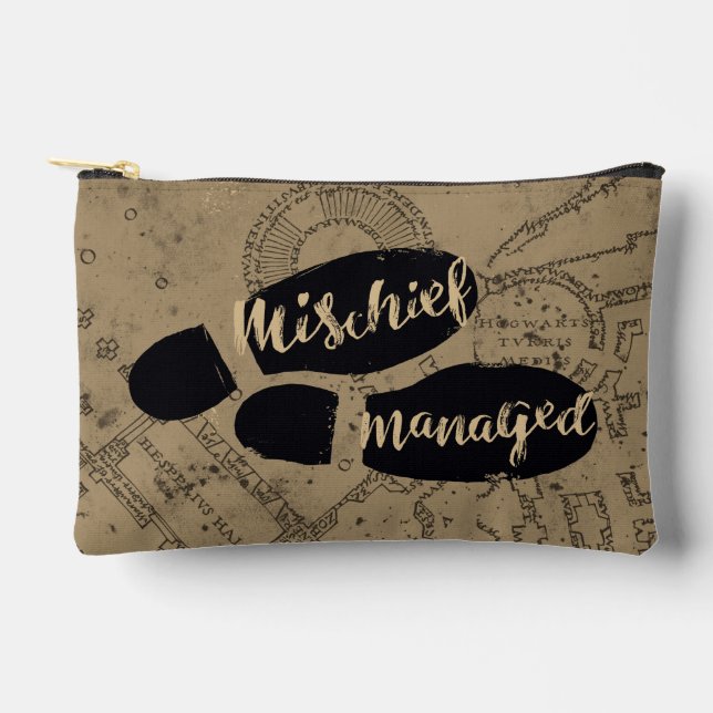 Harry Potter | MISCHIEF MANAGED™ Map Footprints Zubehörtasche (Vorderseite)