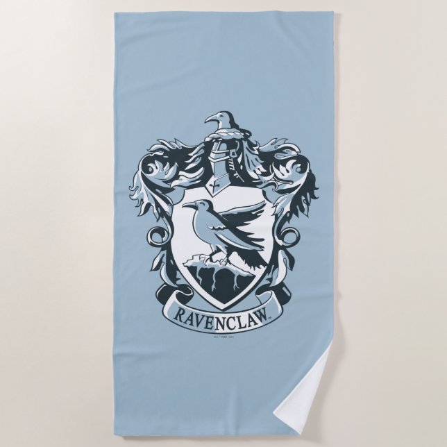 Harry Potter | Modernes Ravenclaw-Wappen Strandtuch (Vorderseite)