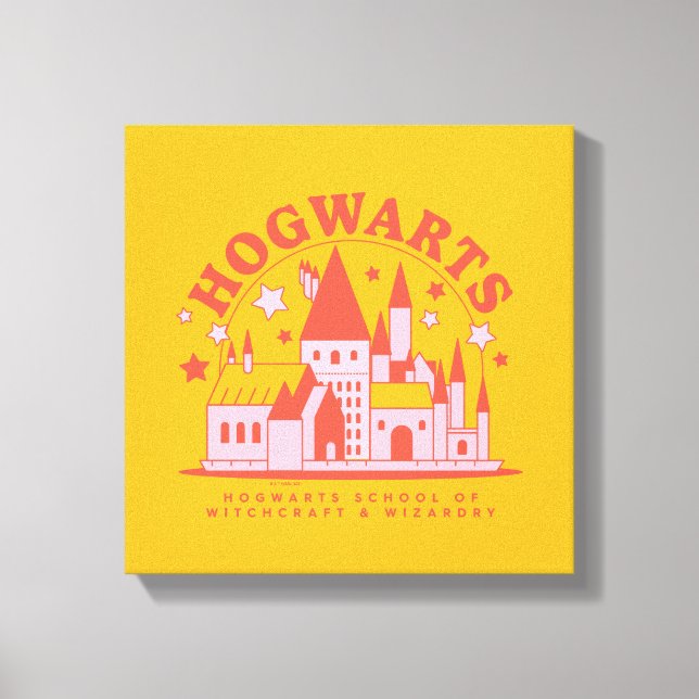 HARRY POTTER™ | Niedlich HOGWARTS™ School Leinwanddruck (Vorderseite)