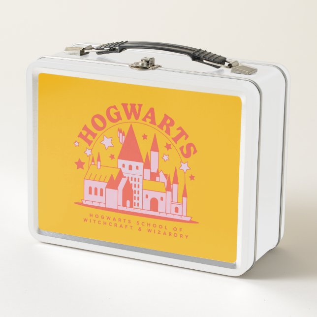 HARRY POTTER™ | Niedlich HOGWARTS™ School Metall Brotdose (Vorderseite)