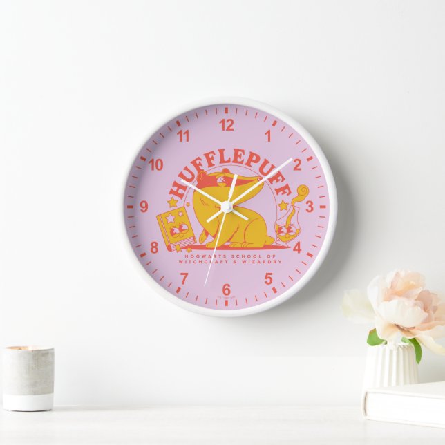 HARRY POTTER™ | Niedlich HUFFLEPUFF™ Uhr (Zuhause)