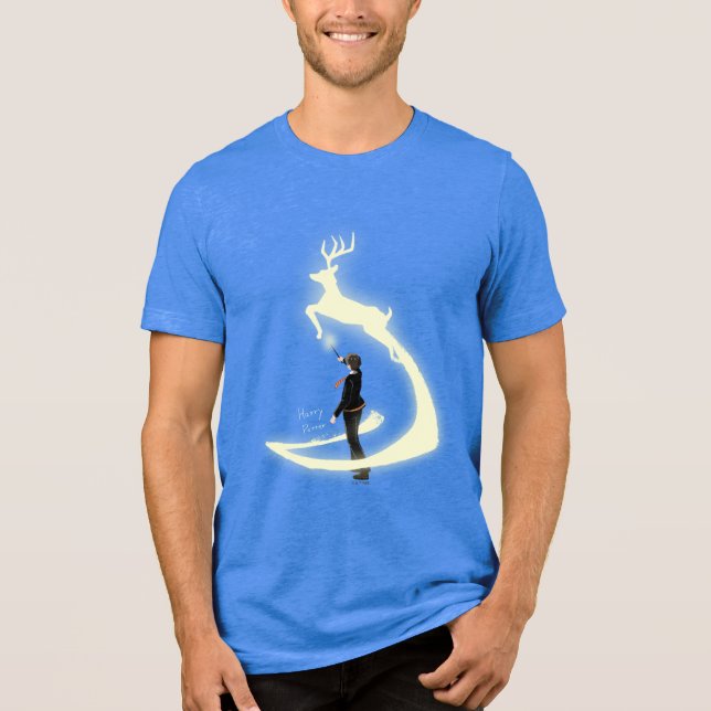 HARRY POTTER™ Patronus-Gemälde Tri-Blend Shirt (Vorderseite)