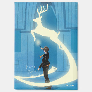 HARRY POTTER™ Patronus-Malerei Magnet
