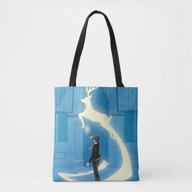 HARRY POTTER™ Patronus-Malerei Tasche (Vorderseite)