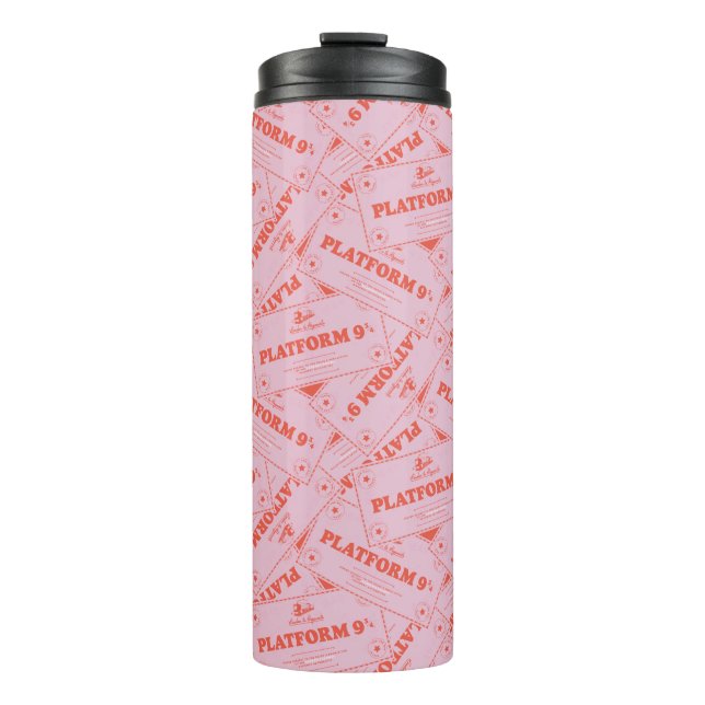 HARRY POTTER™ | Platforn 9 3/4 Zugfahrkarten Thermosbecher (Vorderseite)