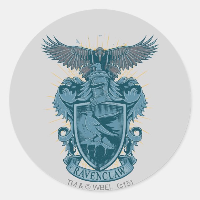 Harry Potter Ravenclaw Crest Runder Aufkleber (Vorderseite)