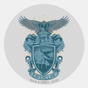 Harry Potter Ravenclaw Crest Runder Aufkleber