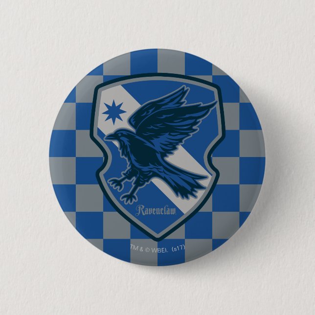 Harry Potter | Ravenclaw Haus Stolz Wappen Button (Vorderseite)