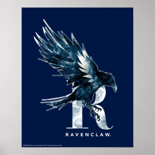Harry Potter   RAVENCLAW™ Rabe Wasserfarbe Poster
