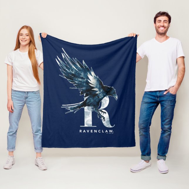 Harry Potter | RAVENCLAW™ Raven Watercolor Fleecedecke (Beispiel)
