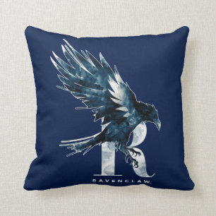 Harry Potter   RAVENCLAW™ Raven Watercolor Kissen