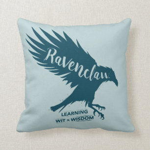 Harry Potter   RAVENCLAW™ Silhouette Typography Kissen