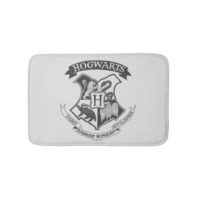 Harry Potter | Retro Hogwarts Crest Badematte (Vorderseite)