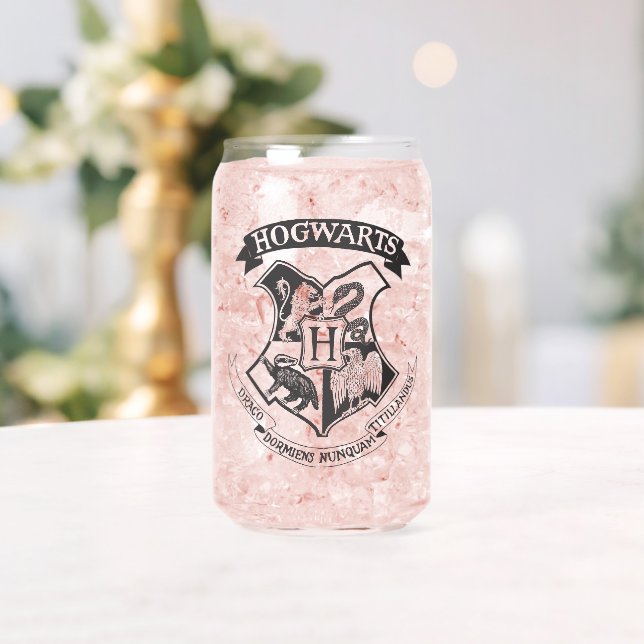 Harry Potter | Retro Hogwarts-Wappen Dosenglas (Insitu (Hochzeit))