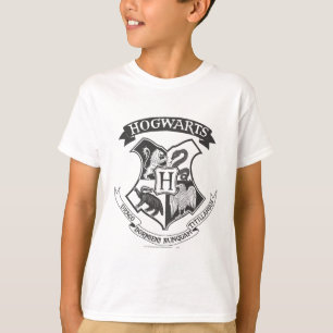Harry Potter   Retro-Hogwarts-Wappen T-Shirt