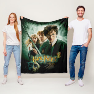 Harry Potter Ron Hermine Dobby Gruppenbild Fleecedecke