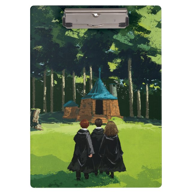 HARRY POTTER™, Ron & Hermione bei Hagrid's Hut Klemmbrett (Vorderseite)