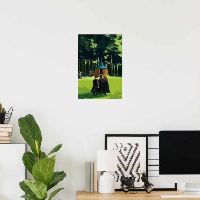 HARRY POTTER™, Ron & Hermione bei Hagrid's Hut Poster (Heimbüro)