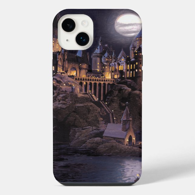 Harry Potter Schloss | Großer See bis Hogwarts iPhone Hülle (Rückseite)