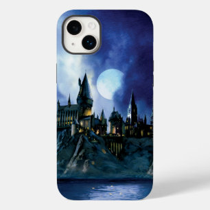 Harry Potter Schloss Hogwarts bei Nacht iPhone 14 Plus Hülle
