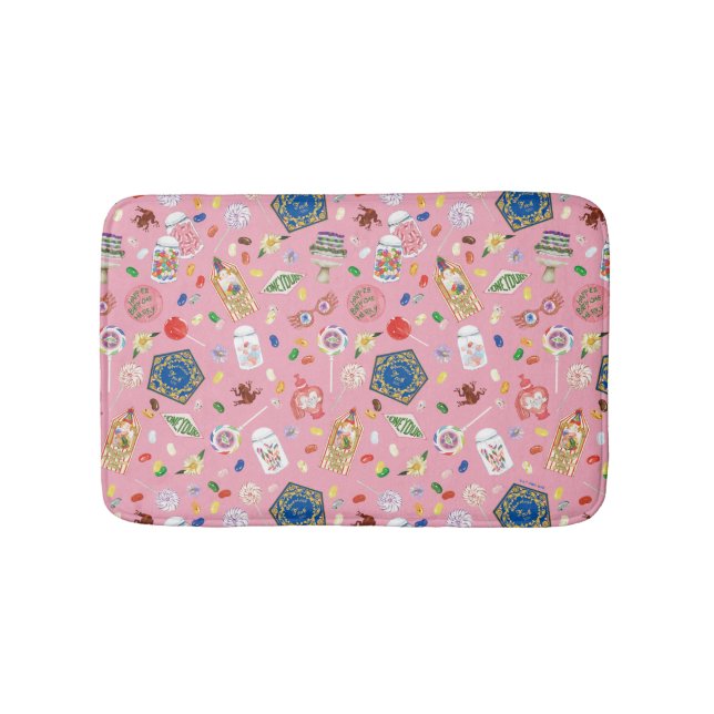 HARRY POTTER™ | Schokoladenfrosch und -muster Badematte (Vorderseite)